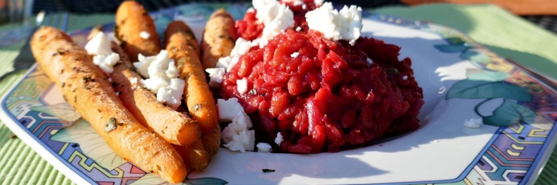 Risotto met geroosterde wortelen. | Schorelaar