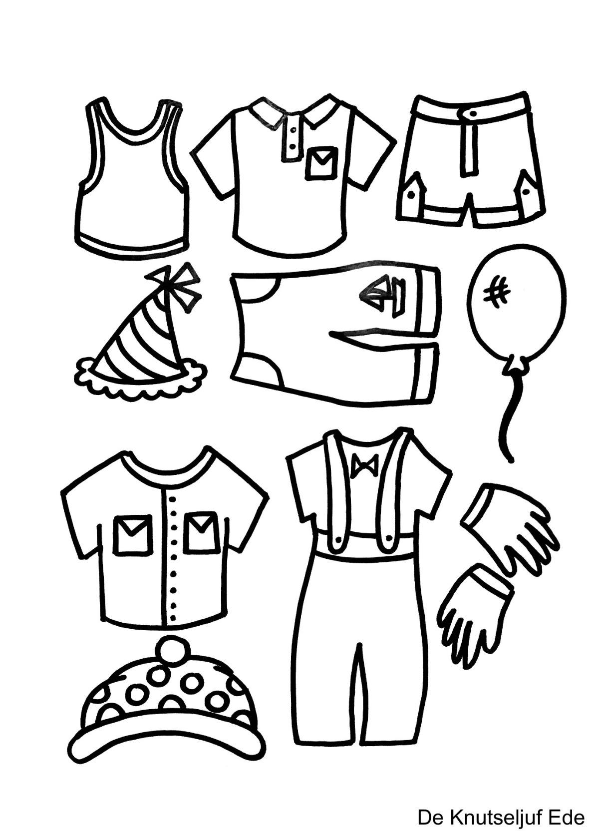 Summer Dress Coloring Page