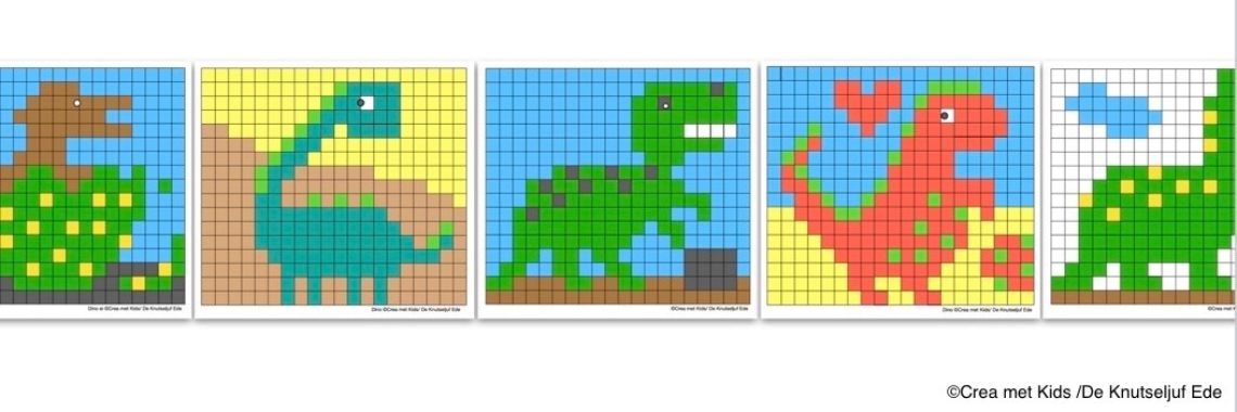 Kleuren op nummer Dinosaurussen | De Knutseljuf ✂️🇳🇱