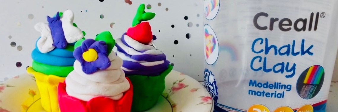 Creall Chalk Clay - Klei je eigen cupcake stoepkrijt | De Knutseljuf ✂️🇳🇱