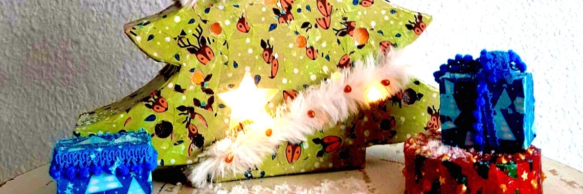 Decopatch Christmas tree with lights | De Knutseljuf βοΈπ³π±