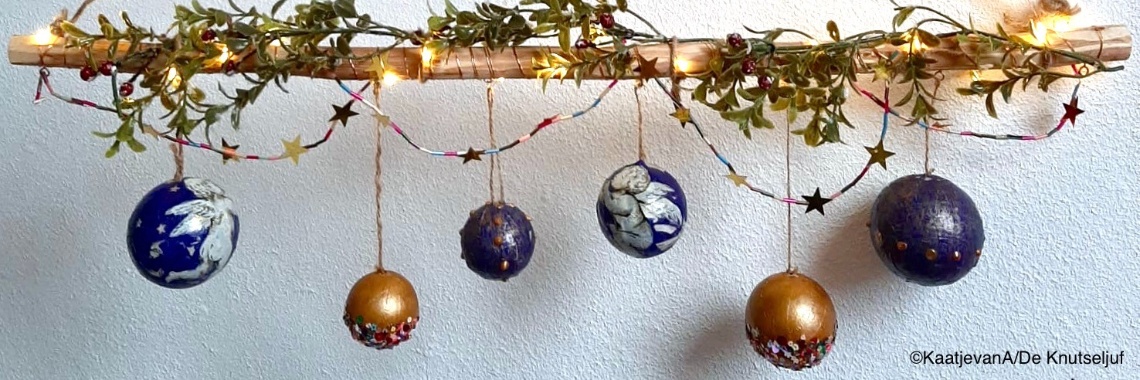 DIY Kerstballen hanger | De Knutseljuf ✂️🇳🇱