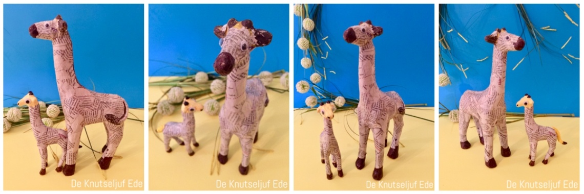 Ecoshape / Papiermaché giraffe zelf decopatchen | De Knutseljuf ✂️🇳🇱