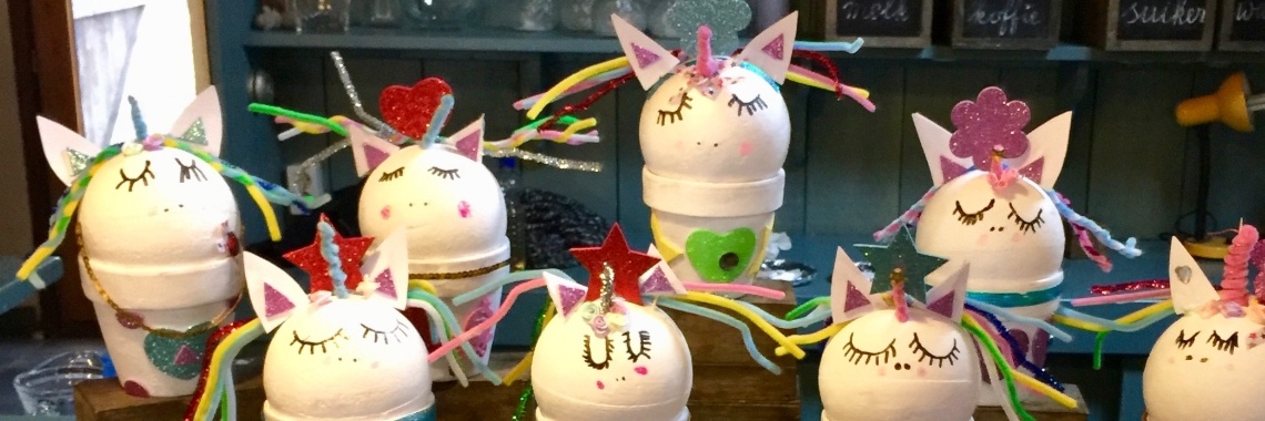Eenhoorn Kinderfeestje bij De Knutseljuf | De Knutseljuf βοΈπ³π±