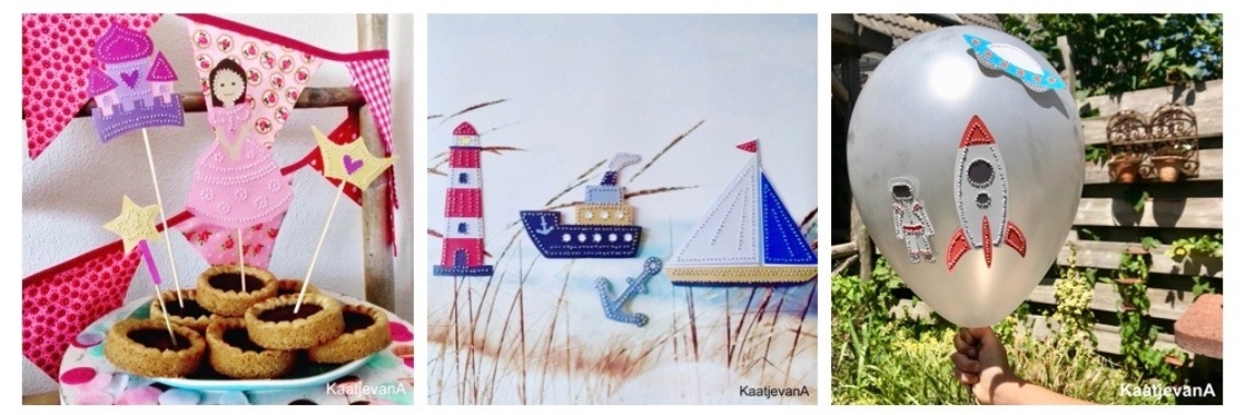 En meer prikkaarten.. prikken blijft leuk! | De Knutseljuf ✂️🇳🇱