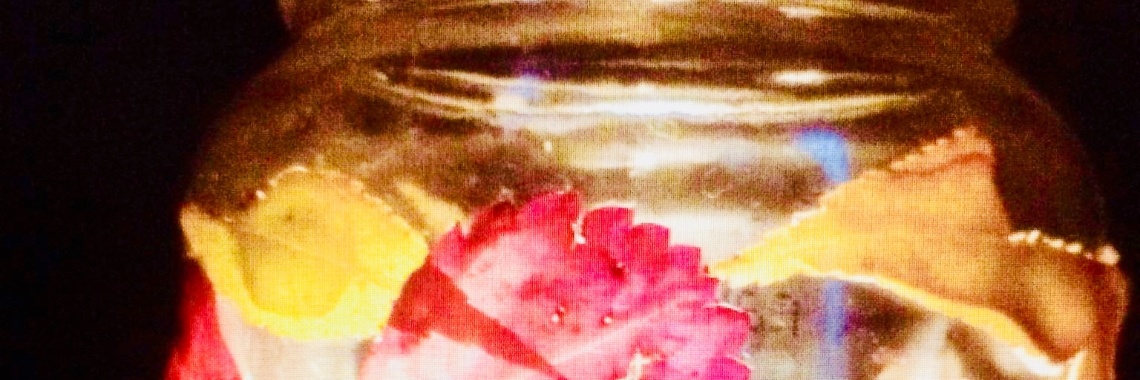 Glazen sfeerlichtje met herfstbladeren | De Knutseljuf ✂️🇳🇱