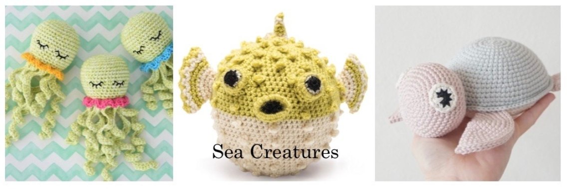 13 GRATIS haakpatronen zeedieren | De Knutseljuf ✂️🇳🇱