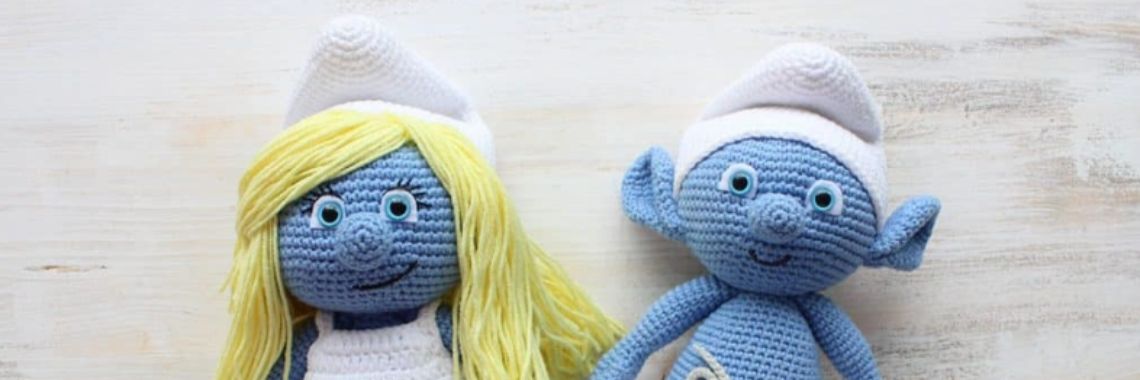 Gratis Haakpatroon Smurf en Smurfin | De Knutseljuf ✂️🇳🇱