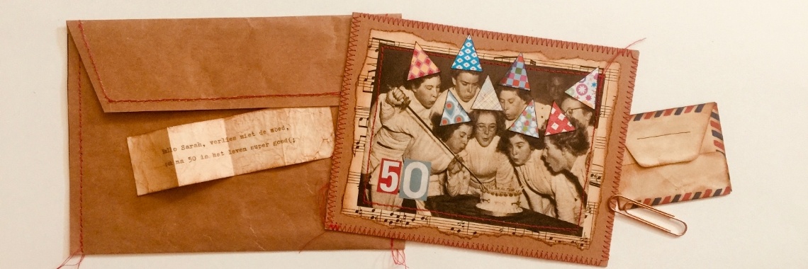 Hartelijk gefeliciteerd 50 jaar Sarah | De Knutseljuf ✂️🇳🇱