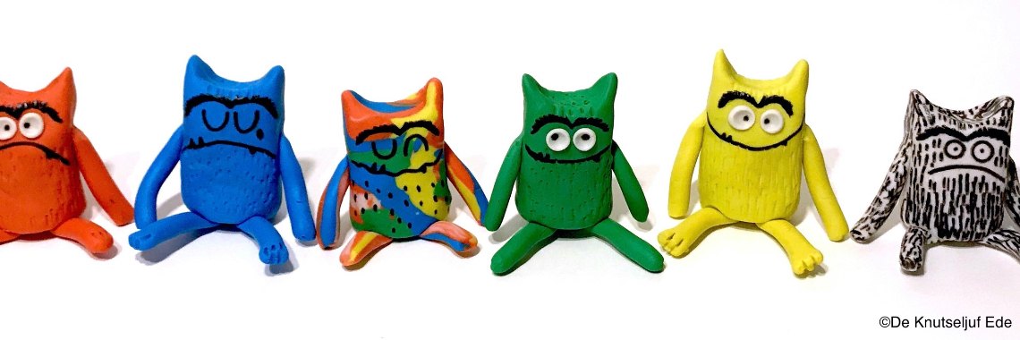 Het Kleurenmonster van klei | De Knutseljuf ✂️🇳🇱
