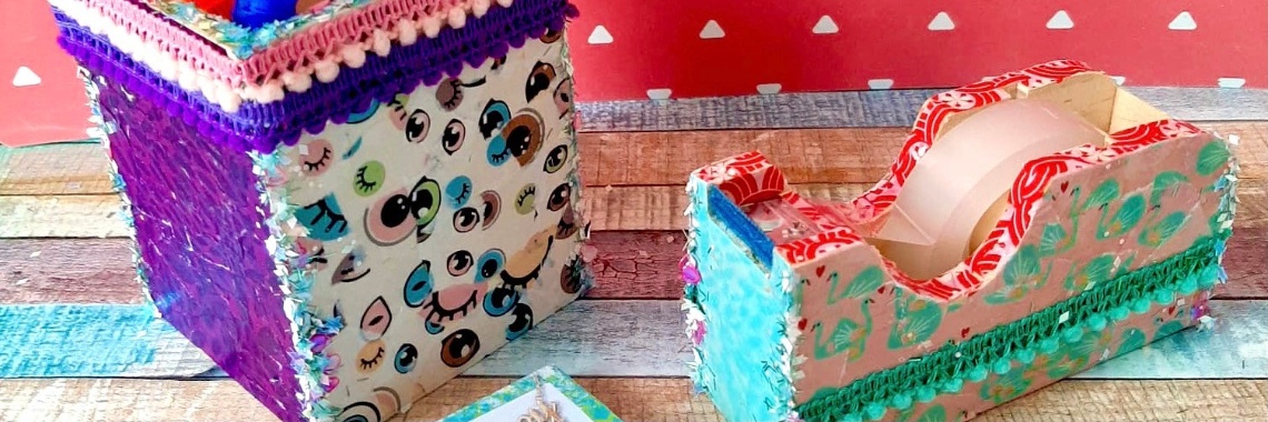 Houten Bureausetje decopatchen | De Knutseljuf ✂️🇳🇱