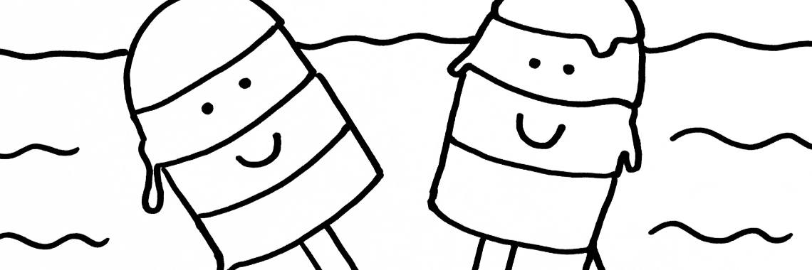 Zomervakantie Kleurplaten - IJsjes Emmertjes Zon | De Knutseljuf ✂️🇳🇱