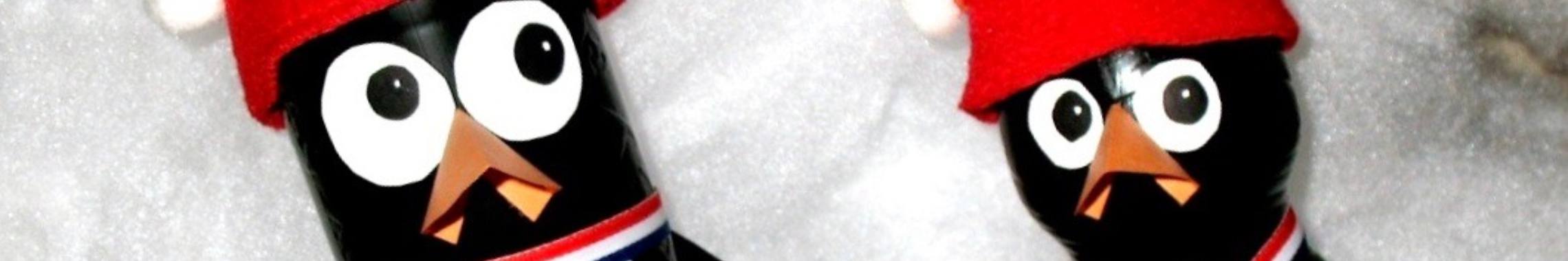 Kerstpinguins knutselen van lege plastic flessen | De Knutseljuf ✂️🇳🇱