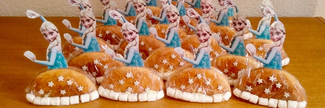 Kinderfeestje Frozen traktatie van eierkoek | De Knutseljuf ✂️🇳🇱