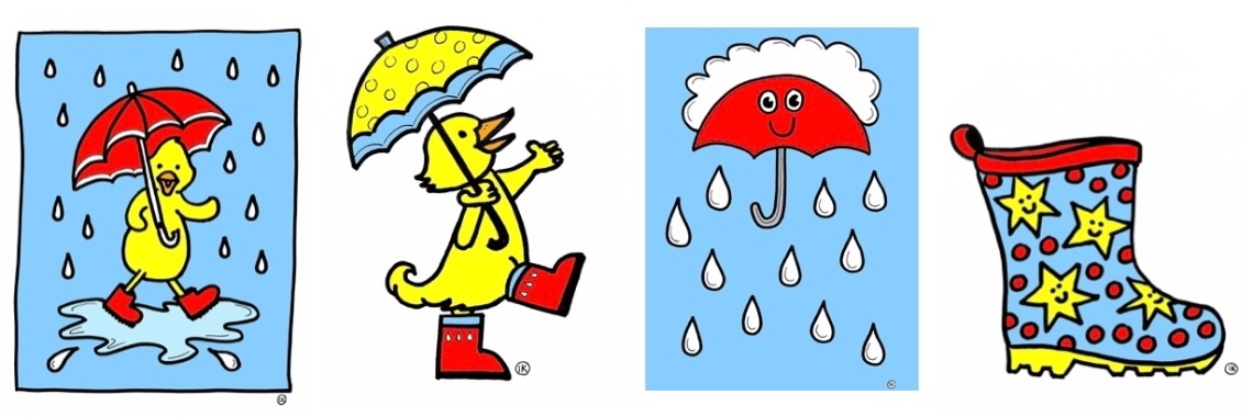 Kleuren op nummer - kleurplaten Eendje in de regen | De Knutseljuf ✂️🇳🇱