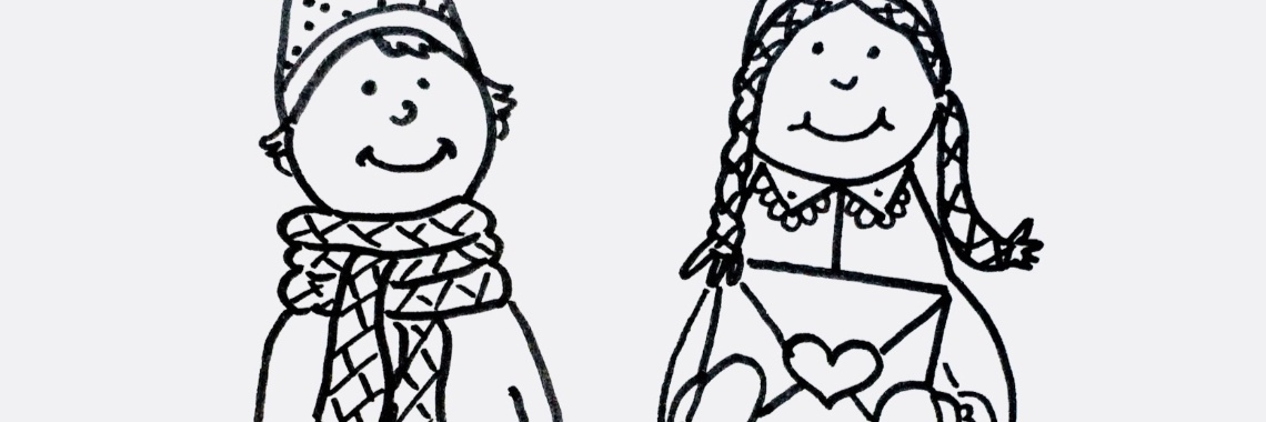 Valentijnsdag Kleurplaat verliefde kabouters | De Knutseljuf ✂️🇳🇱