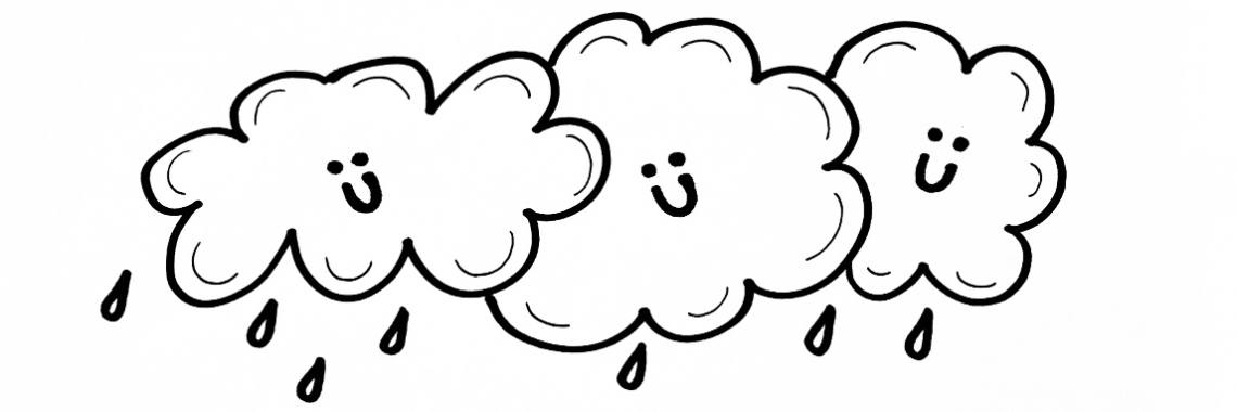 Kleurplaten met thema Regen | De Knutseljuf ✂️🇳🇱