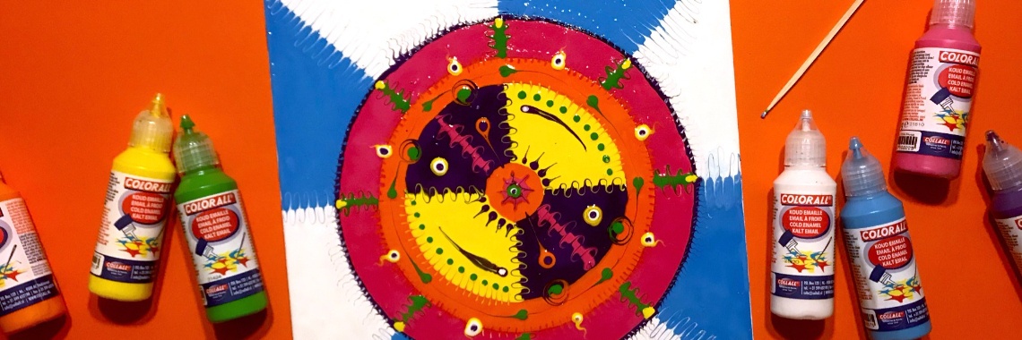 Koud Emaille Mandala | De Knutseljuf ✂️🇳🇱
