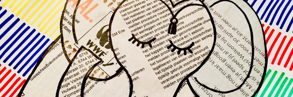 Krantenkunst olifant en ijsbeer | De Knutseljuf ✂️🇳🇱