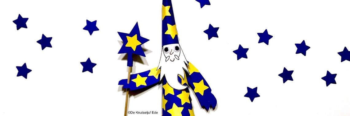 Merlin de Tovenaar knutselen - gratis printables | De Knutseljuf ✂️🇳🇱