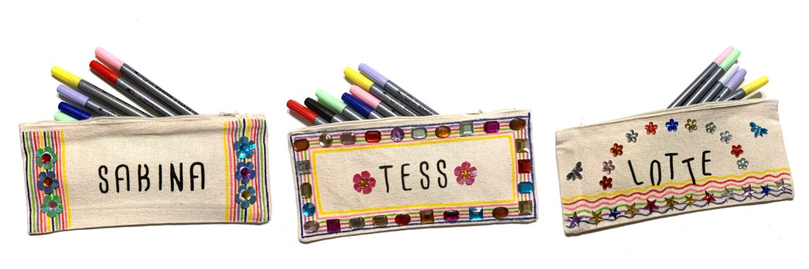 Go to school? Make your own pen case with name! | De Knutseljuf ✂️🇳🇱