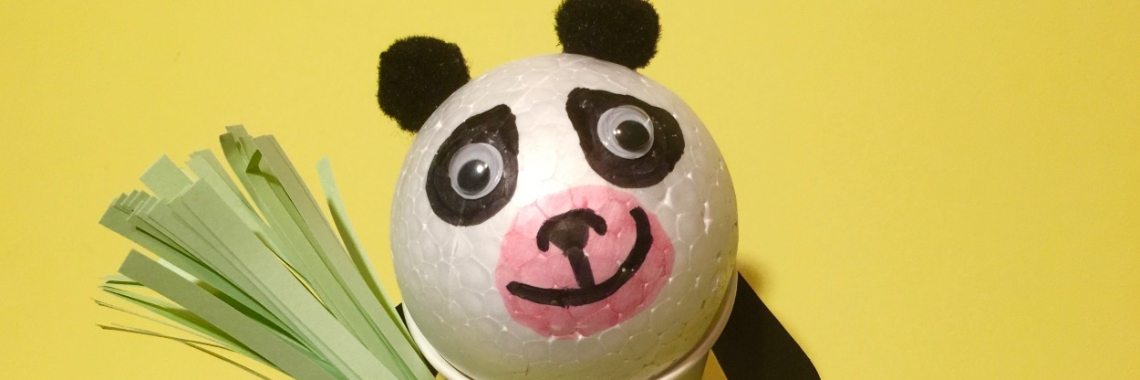 Panda di una tazza di cartone | De Knutseljuf ✂️🇳🇱