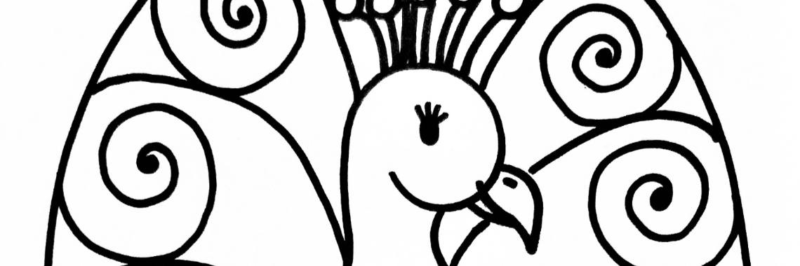 Pauw, pauw... knip- en kleurplaten voor jou | De Knutseljuf ✂️🇳🇱