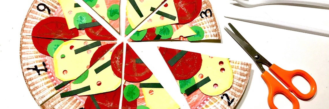 Pizza Puzzle tinkering paper plate | De Knutseljuf ✂️🇳🇱