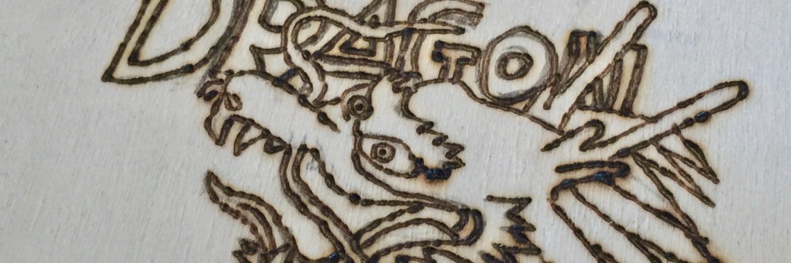 Pyrografie - Een draak branden op triplex kistje | De Knutseljuf ✂️🇳🇱