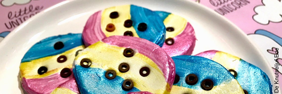 Regenboog eenhoorn kleikoekjes | De Knutseljuf ✂️🇳🇱