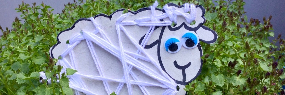 ცხვარი თეთრი მატყლით | De Knutseljuf ✂️🇳🇱