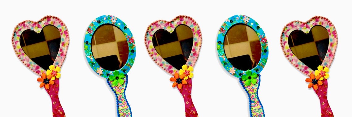 Schattig handspiegeltje pimpen op je kinderfeestje! | De Knutseljuf ✂️🇳🇱