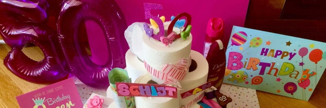 Schijt aan je leeftijd taart - Sarah 50 jaar | De Knutseljuf ✂️🇳🇱