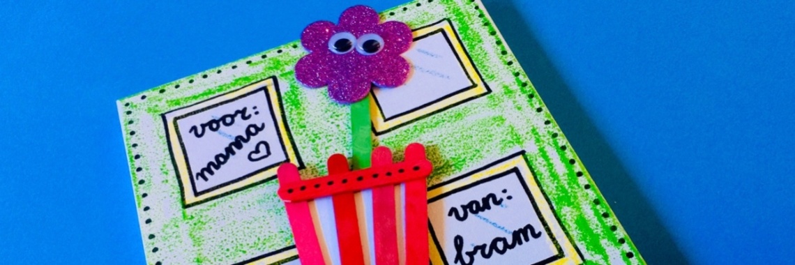 Schilderijtje knutselen voor Moederdag | De Knutseljuf ✂️🇳🇱