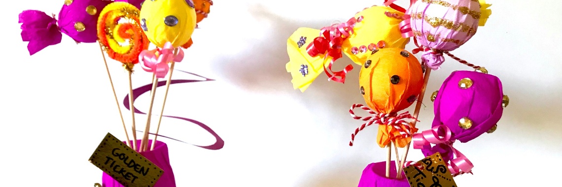 Sjakie en de chocoladefabriek lolliehoed | De Knutseljuf ✂️🇳🇱