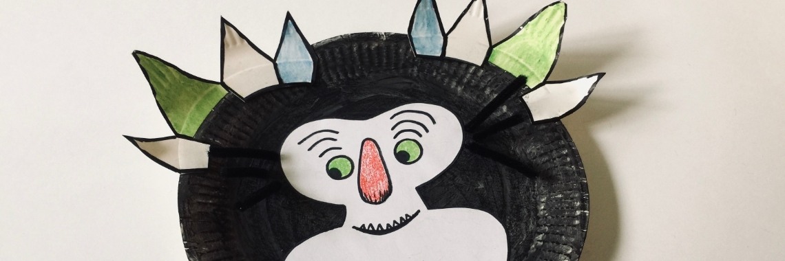 Stop! Monsters! Knutseltip monster van papieren bordje | De Knutseljuf ✂️🇳🇱