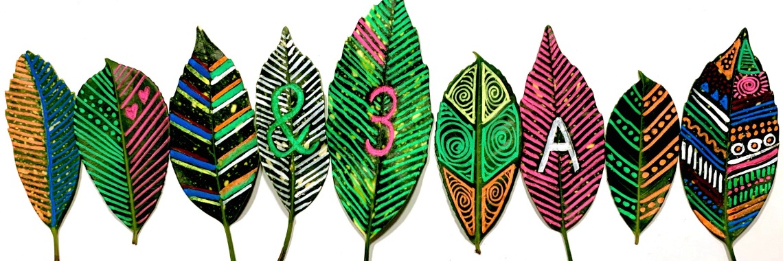 Zeichnen mit Kreidefarbenstiften auf Blättern | De Knutseljuf ✂️🇳🇱