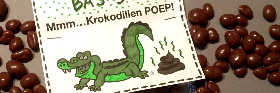 Traktatie Krokodillen Poep | De Knutseljuf ✂️🇳🇱
