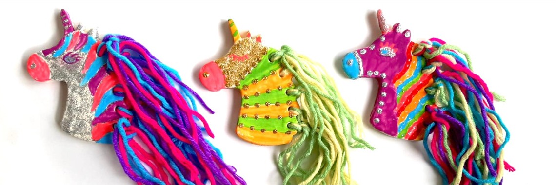 Unicorns van klei en manen van wol | De Knutseljuf ✂️🇳🇱