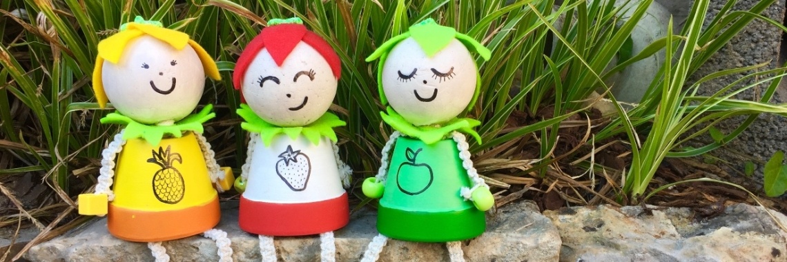 Vernieuwde fruitpoppetjes om op te vreten! | De Knutseljuf ✂️🇳🇱