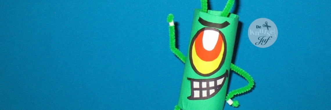 Plankton van Spongebob zelf knutselen! | De Knutseljuf ✂️🇳🇱
