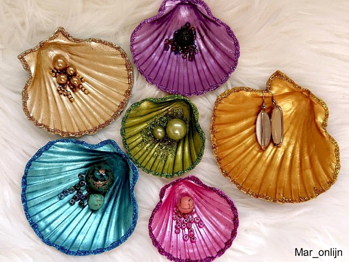 Bling bling sieradenschaaltjes van schelpen (met Inka-Gold) | De Knutseljuf ✂️🇳🇱