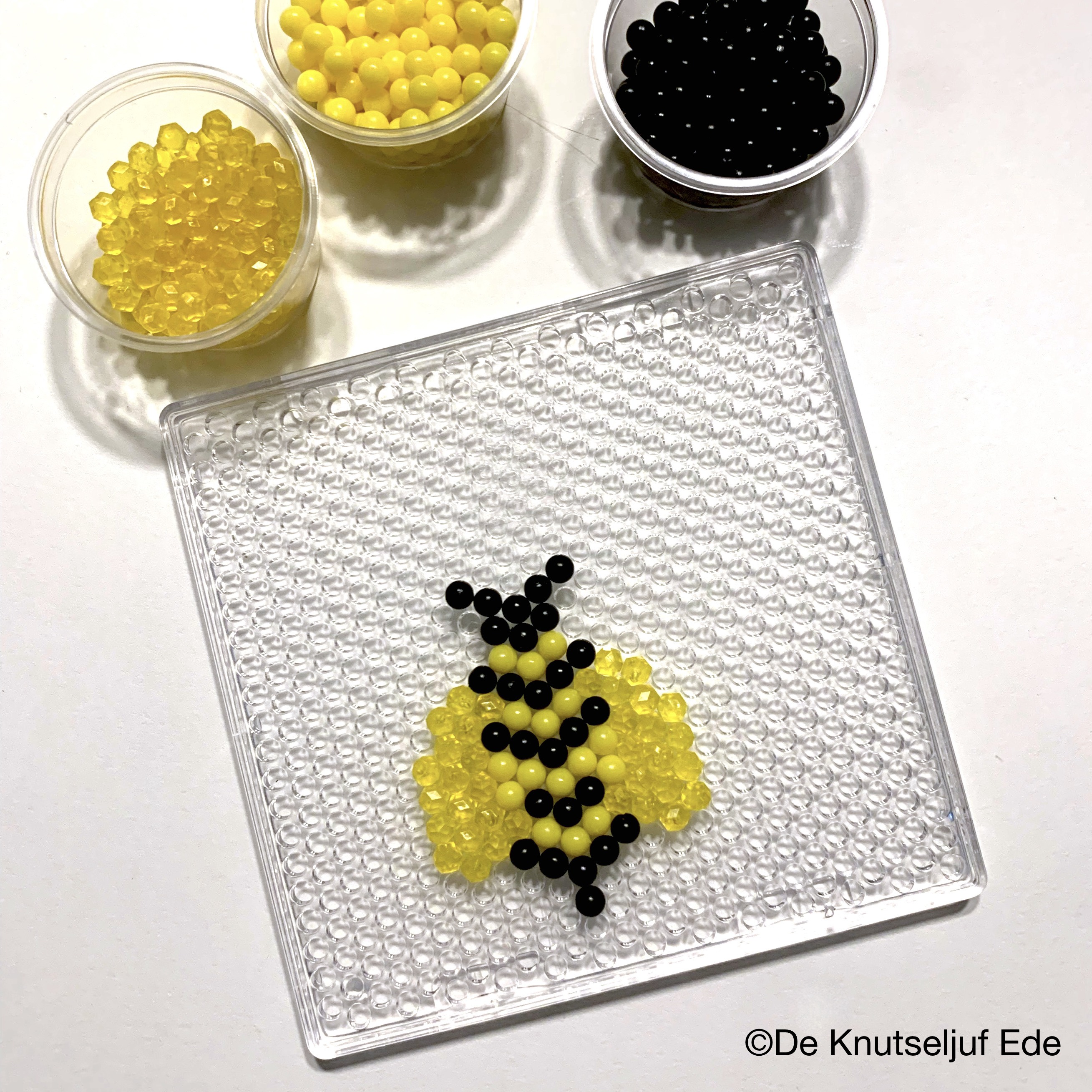 Abeja, Bee, hama beads, insecto