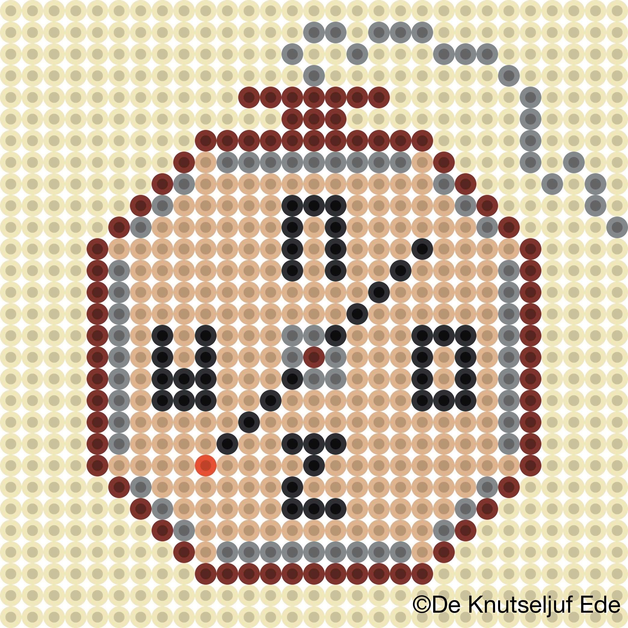 Alarm Clock Cross Stitch Pattern