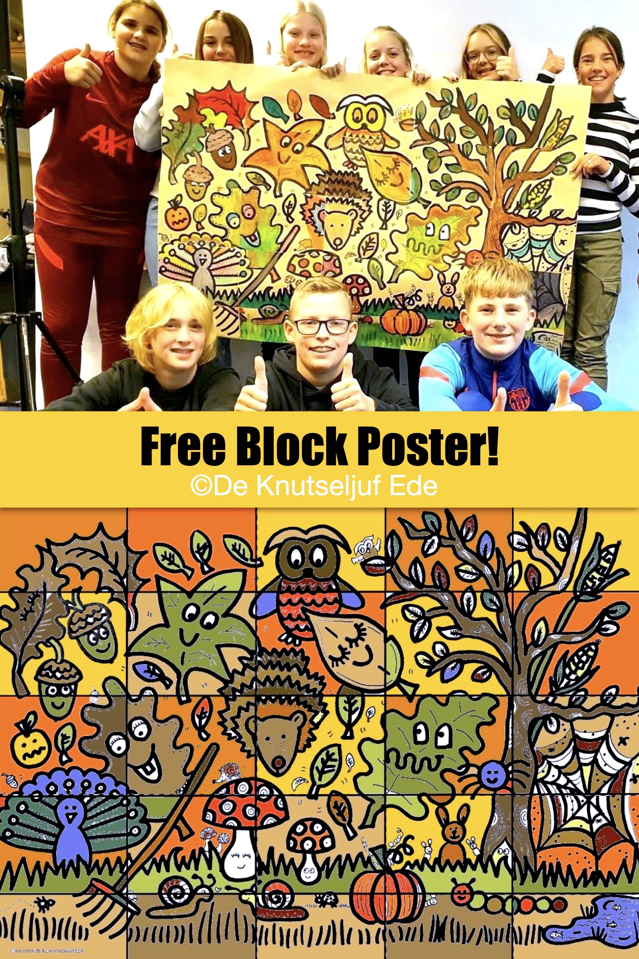 Block poster Monsters - Yoors