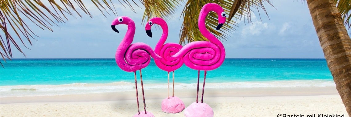 Making flamingo out of clay | De Knutseljuf ✂️🇳🇱