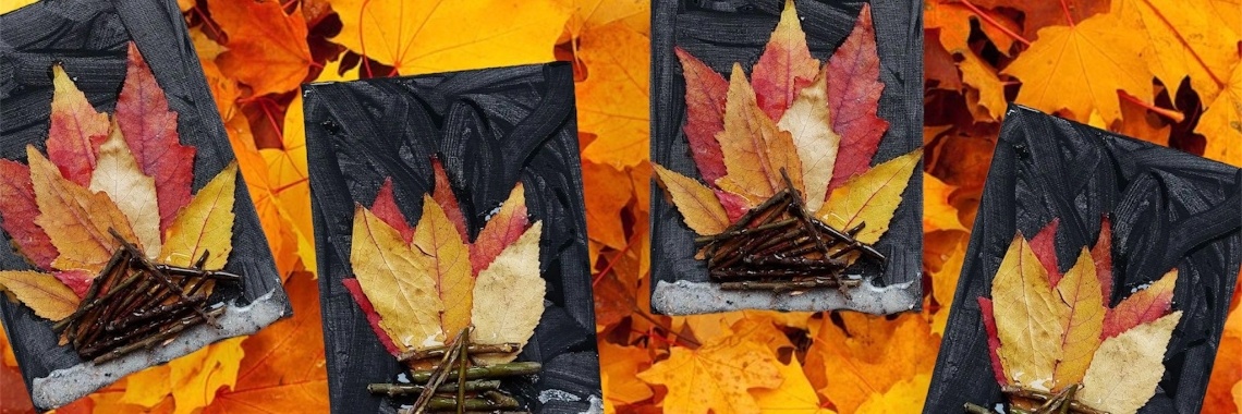 Warm bladeren kampvuurtje | De Knutseljuf ✂️🇳🇱