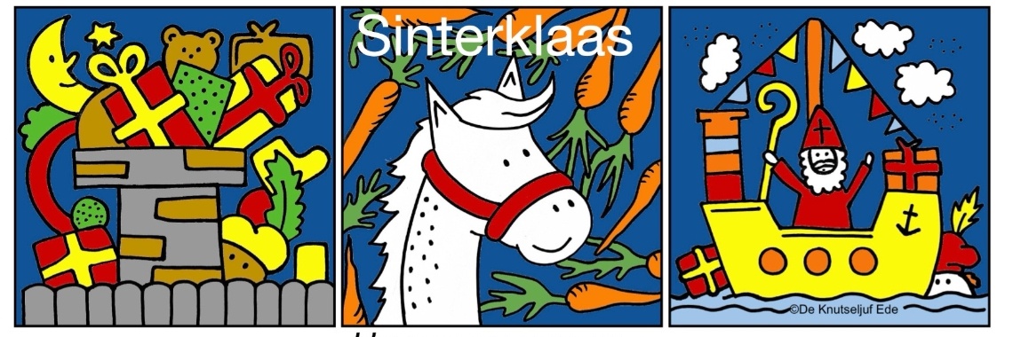 Kleuren op nummer Sinterklaas | De Knutseljuf ✂️🇳🇱