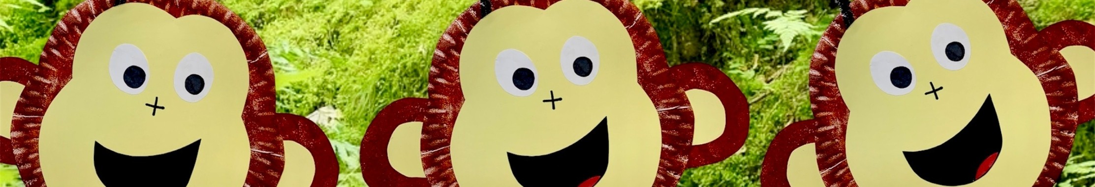 Semsom aapje knutselen met papieren bordje | De Knutseljuf ✂️🇳🇱