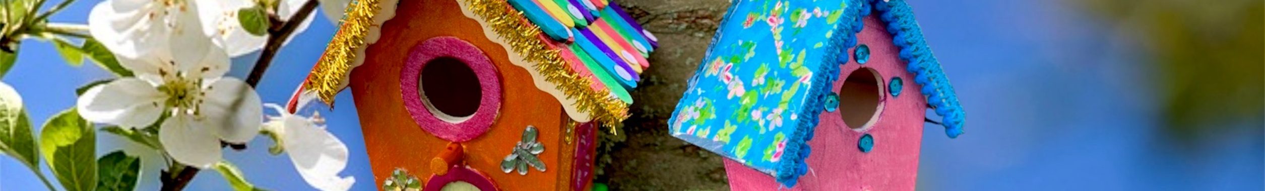 Vogelhuisjes decoreren | De Knutseljuf ✂️🇳🇱